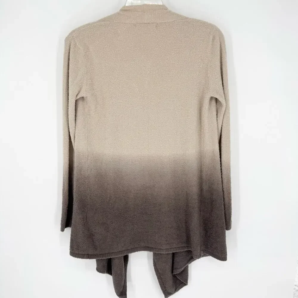 Barefoot Dreams Bamboo Chic Lite Ombre Calypso Wrap Cardigan S/M Style 436 Brown